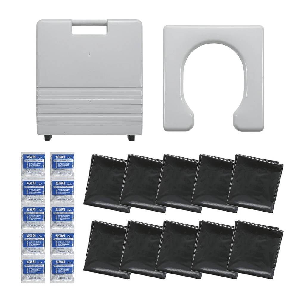 簡易ポータブルトイレ R-56 GY