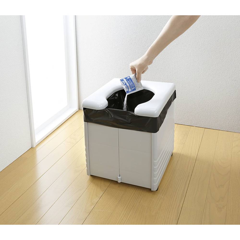 簡易ポータブルトイレ R-56 GY